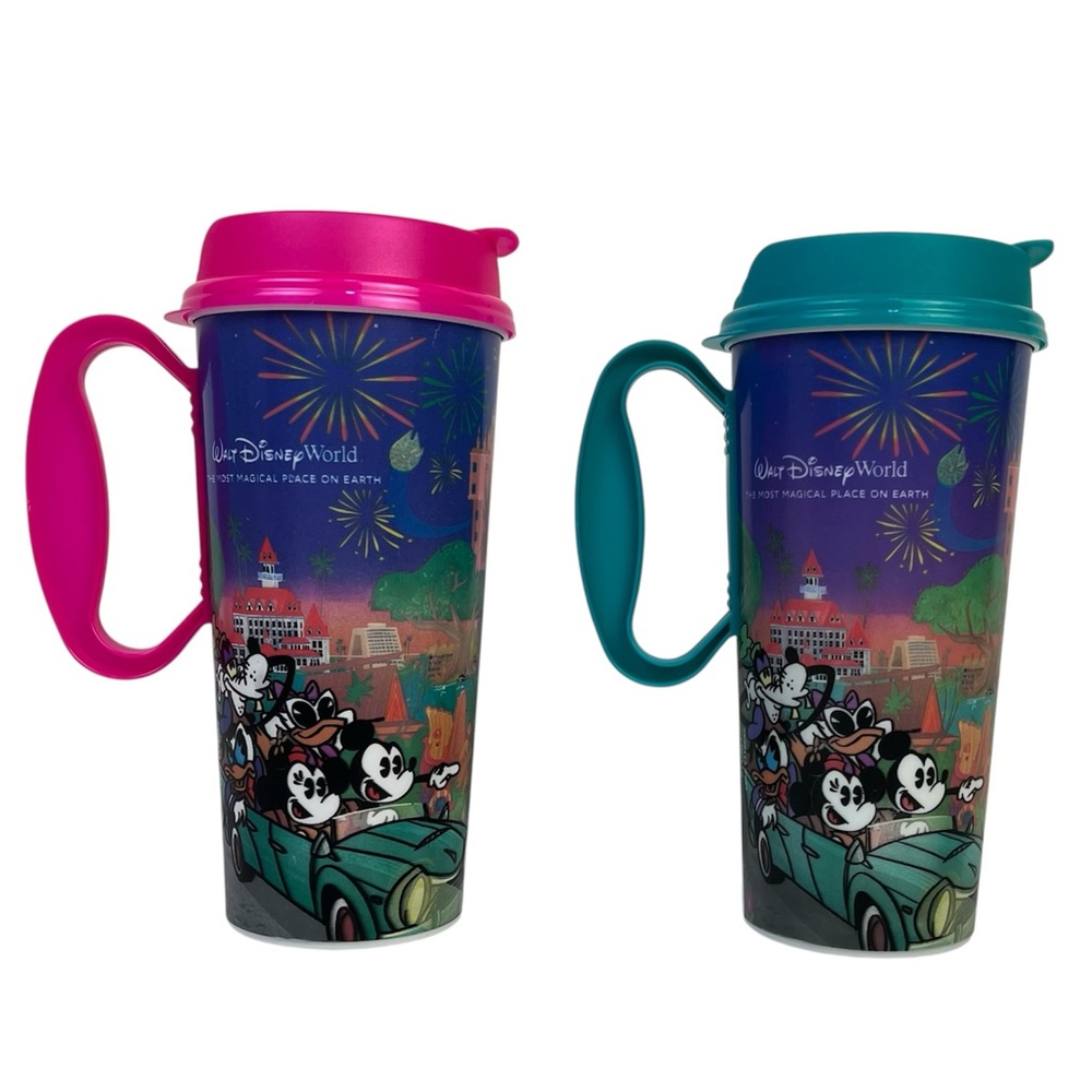 Walt Disney World Resort Reusable
Refillable Mugs Mickey &
Friends 2024 Set of 2